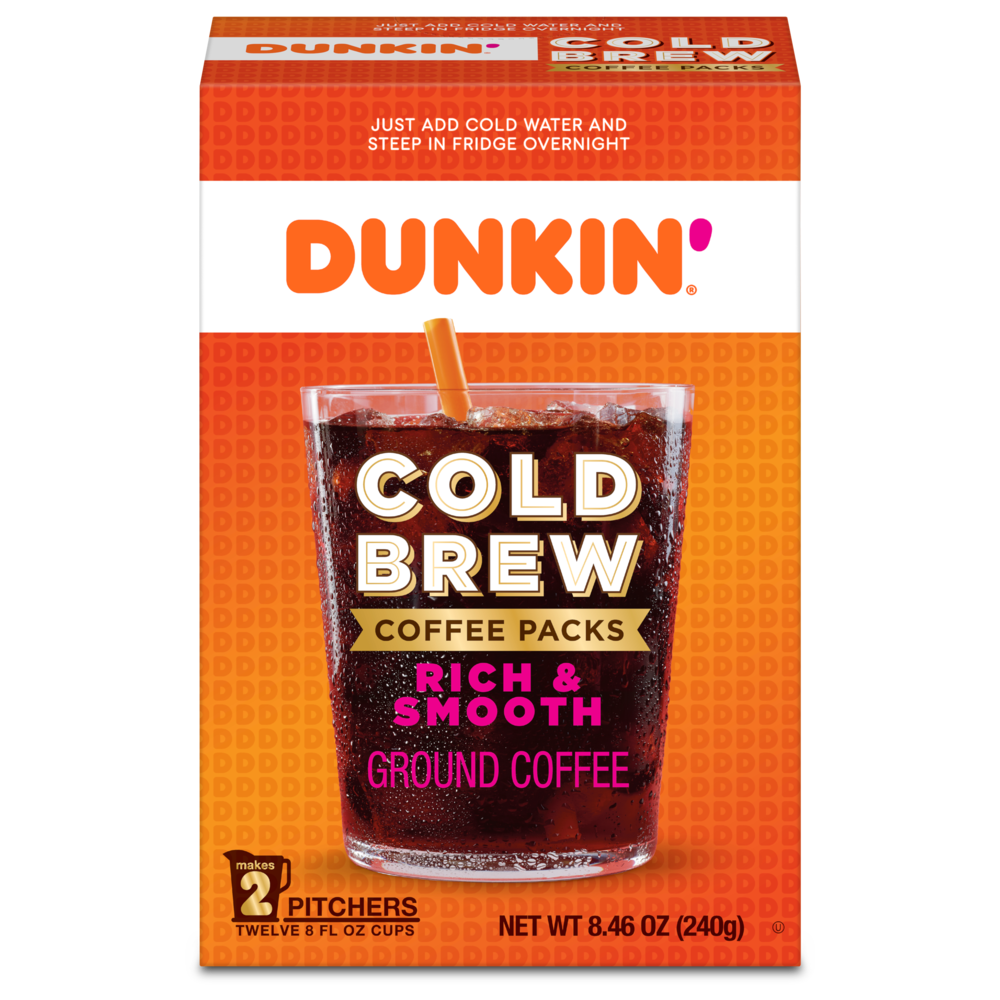 Cold Brew Coffee Packs Dunkin’® Coffee