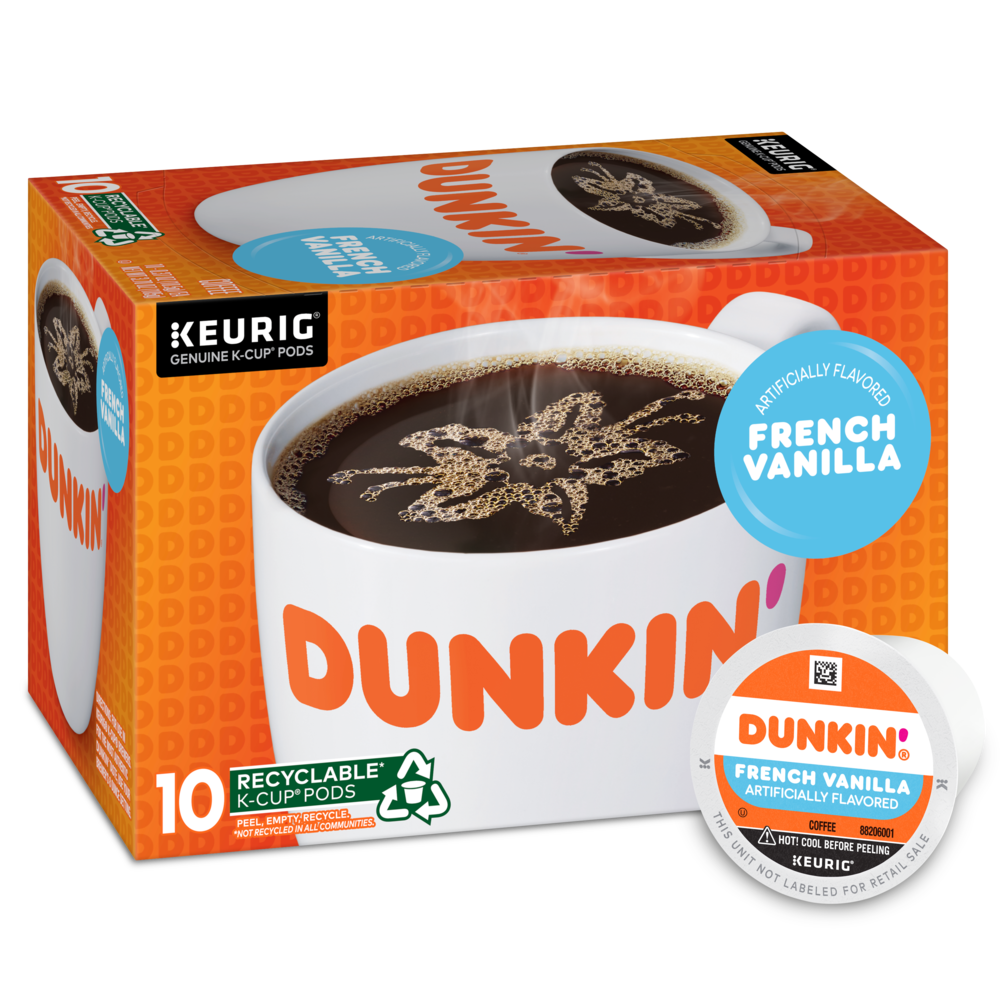 French Vanilla K-Cup Pods | Dunkin' at Home Coffees