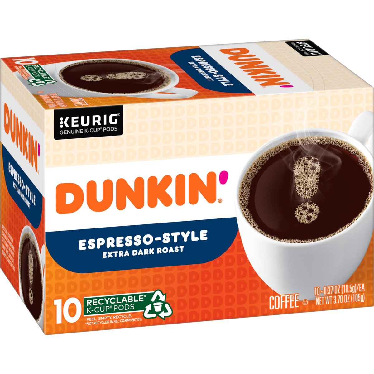 Espresso-Style Extra Dark Roast Coffee K‑Cup® Pods