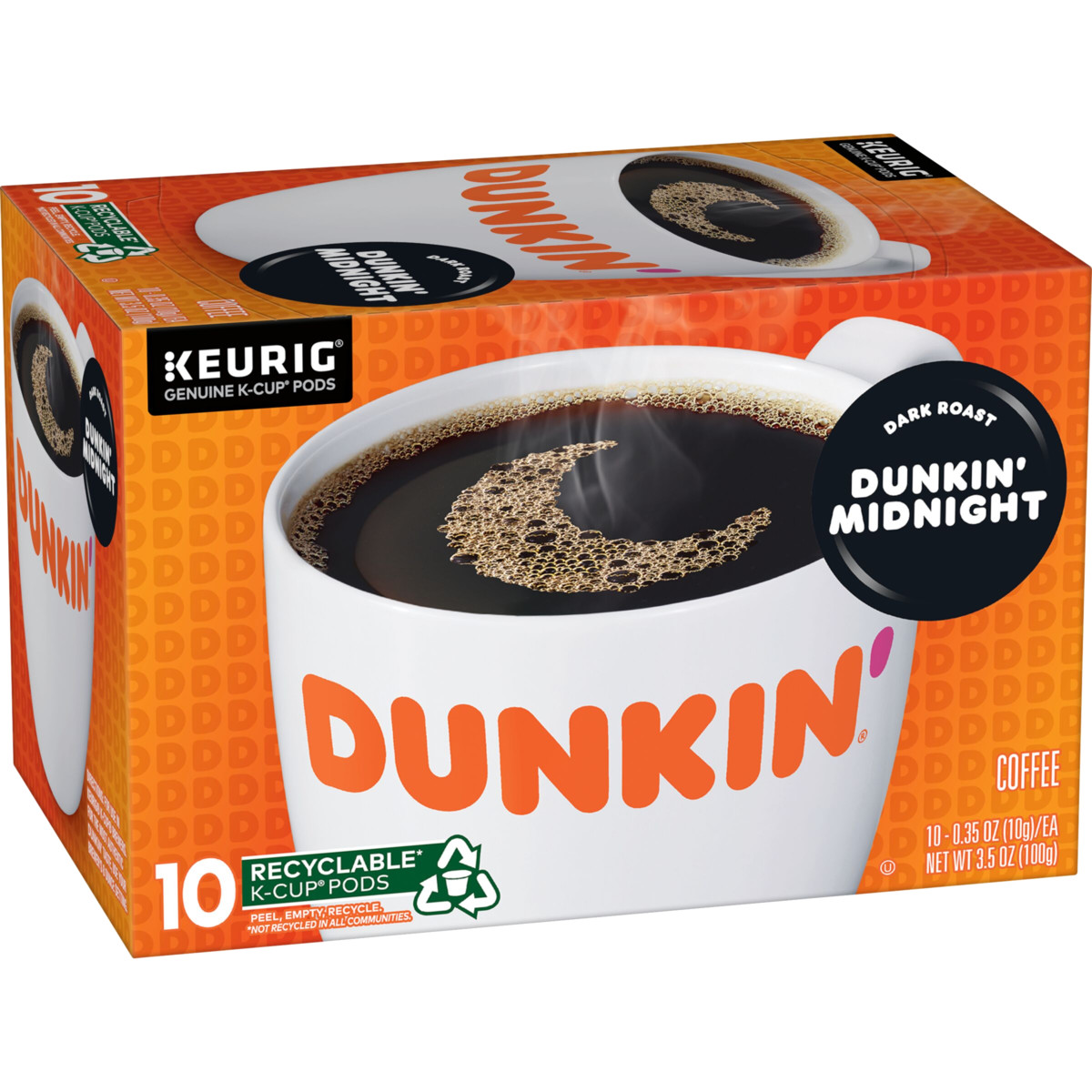 Dunkin' Midnight Dark Roast Coffee K-Cup® pods