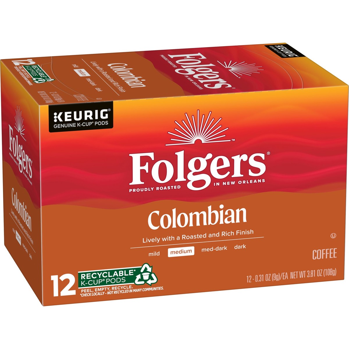 Folgers® Colombian Coffee K-Cup® Pods 
