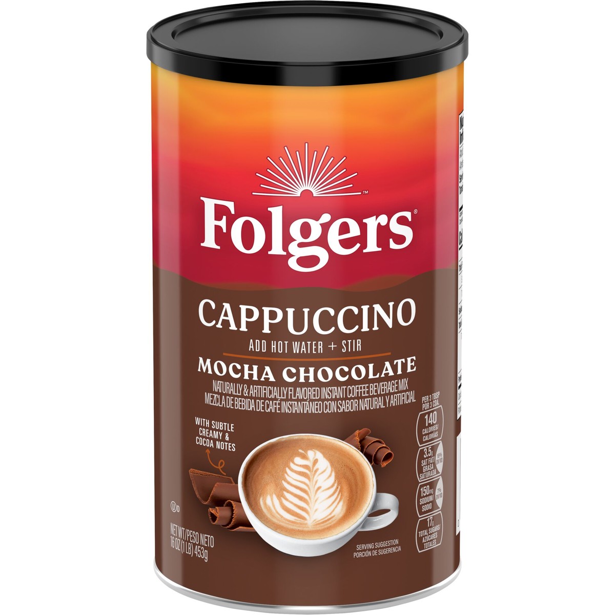 Folgers® Mocha Chocolate Flavored Cappuccino Mix 