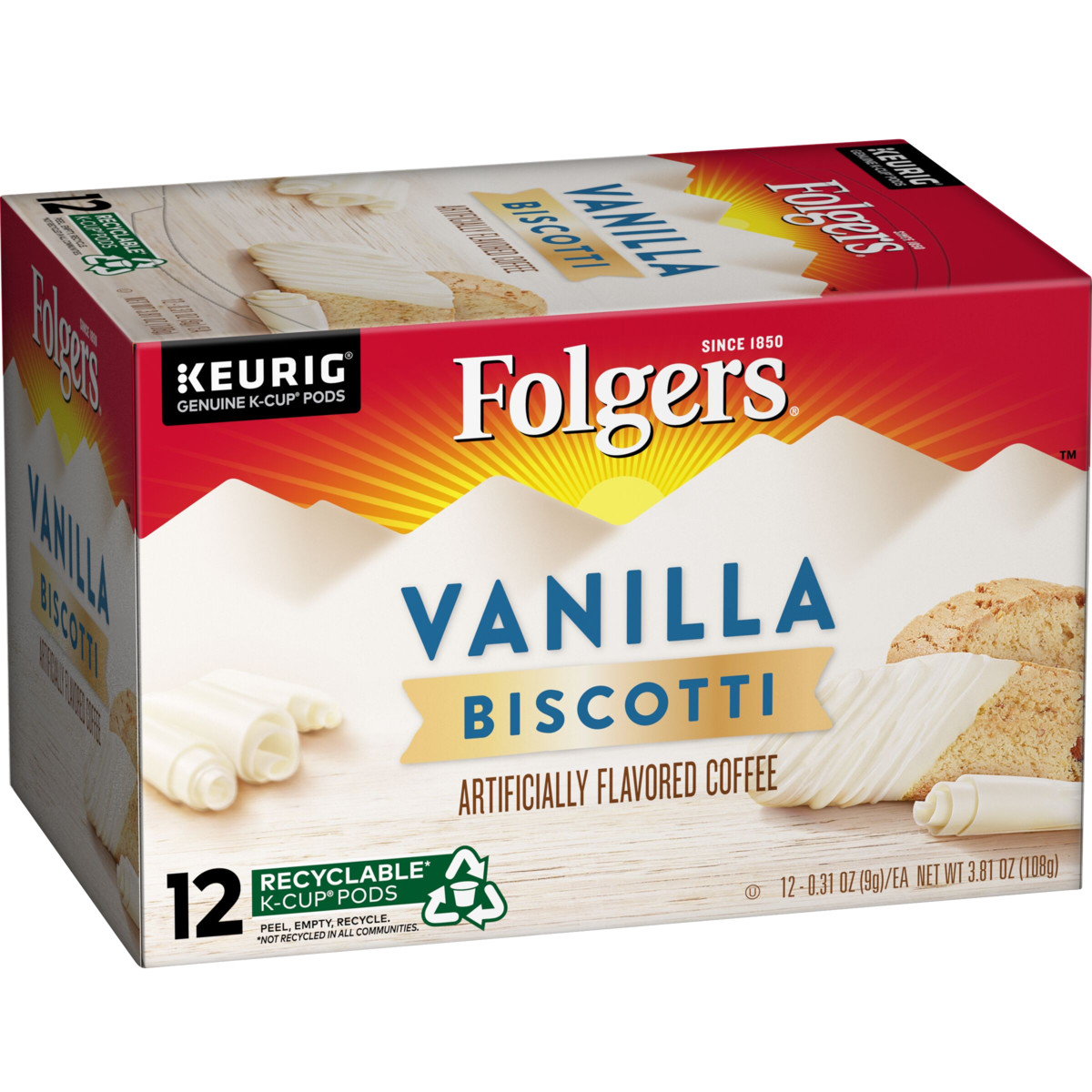 Vanilla Biscotti K-Cup® Pods 