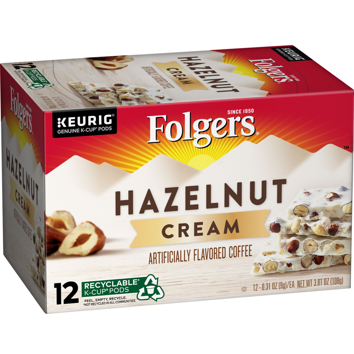 Hazelnut Cream Flavored Coffee K-Cup® Pods