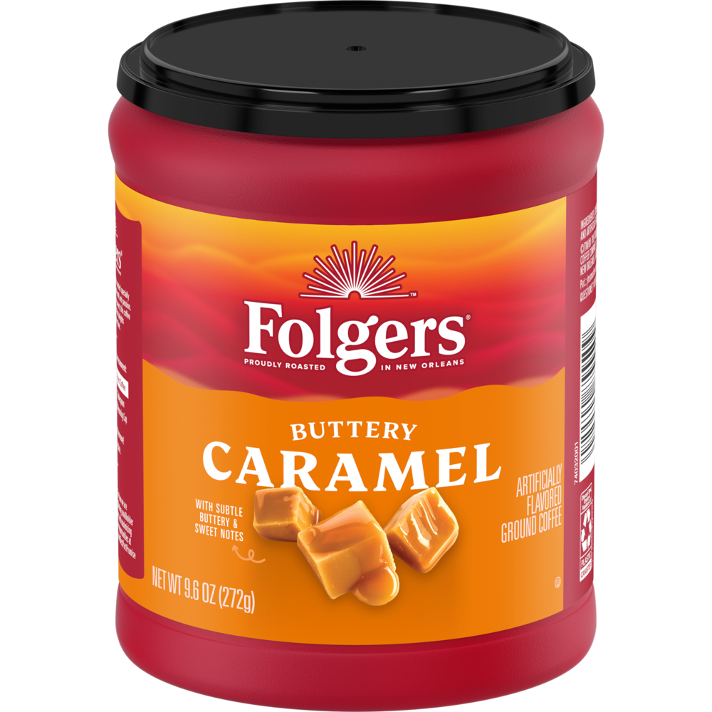 folgers caramel drizzle ingredients